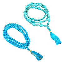 Turquoise Necklace Mala